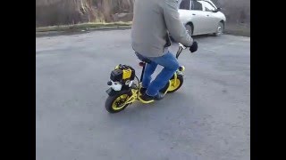 Самокат для взрослых c мотором.