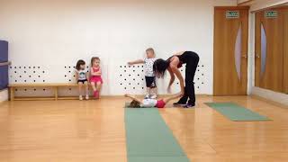 Детская гимнастика , фитнес для детей 3 - 5 лет. Открытый урок. Студия Гули Гули
