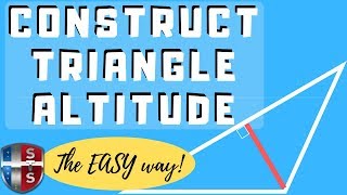 Geometry - Construct - An altitude of a triangle