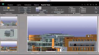 Creating and setting parallel views in Artlantis 5