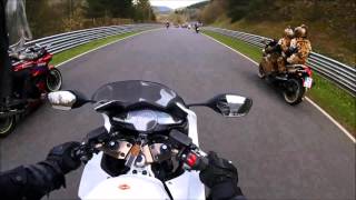 Anlassen Nürburgring Motorrad 2016
