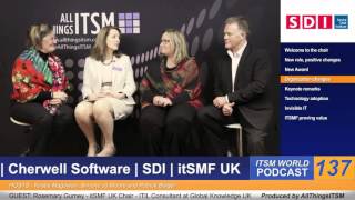 itSMF UK chair talks to new role & positive changes ahead – @rosemaryagurney – #ITSM15