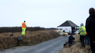 Tony Bardy Nissan Sunny Gtir locking up Kevin Proctor Subaru Impreza WRC Fleetwood 2013