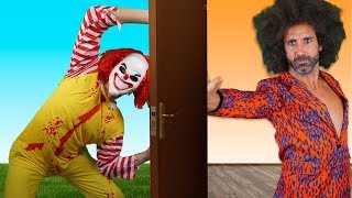 EL PAYASO NOS HACE JUGAR UN JUEGO MACABRO !! *muy peligroso* Jesus Crazy #42