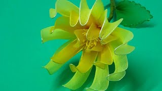 Cách Làm Hoa Cúc Bằng Vải Voan