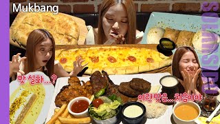 솔라잇츠ㅣ튀르키예(터키)음식 믹스 스테이크 케밥,치즈 피데,카이막,바클라와,돈두르마,아이란,홍차 먹방