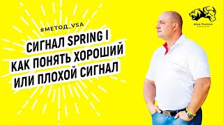Сигнал Spring I Как понять хороший или плохой сигнал I Сигналы VSA
