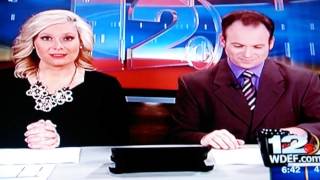 News anchor gets tickled over "shot to bottom"