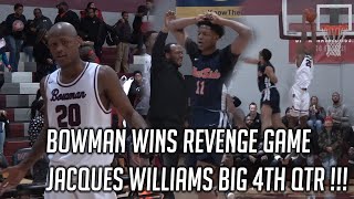Bowman wins revenge game over West Side in a classic Gary, Indiana Battle !!
