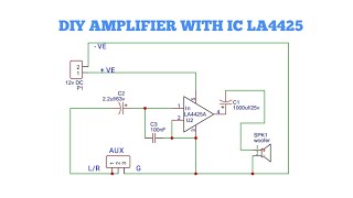 DIY AMPLIFIER WITH IC LA4425