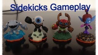 All 4 Skylanders Giants Sidekicks Gameplay (Thumpling, Barkley, Mini Jini, and Eye Small)