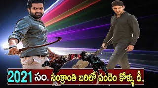 2021 సం.సంక్రాంతి బరిలో పందెం కోళ్ళు డీ..ఏ పందెం కోడీ గెలుస్తుందో మరి..? | jr,ntr | Mahesh babu |