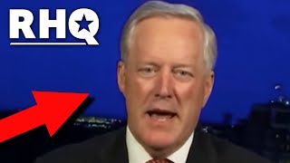 Mark Meadows CAUGHT Red Handed In Plot To Overturn Election
