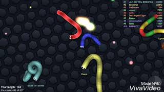 Прохождение игры "slither.io"/ трюки/ современная " змейка/Passage of the game "slither.io" / trick/