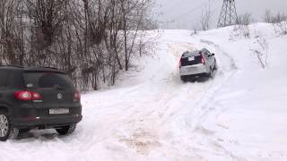 Tiguan vs X-trail внедорожный трек на Лобачевского