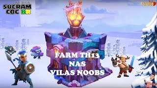 FARM NAS VILAS NOOBS TH13 #2 - LIVE ON! CLASH ON! #RumoAOS1000 - Boa Noite!