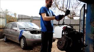"Opel omega по дешману" Разбираю -1.8 NVR , установка -C 20 NE  на карбе
