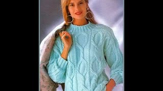 ЖЕНСКИЙ ВЯЗАНЫЙ СВИТЕР - фото - 2019 /  Women Knitted Sweater - photo / Frauen Strickpullover - Foto