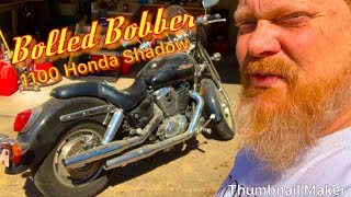 Bolted Bobber, Honda 1100 Shadow #5~ Tank Mounts, Tidy Up Wiring, & Plumbing