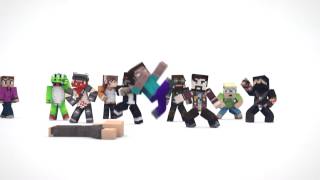 EVERYBODY DO THE FLOP [Minecraft YouTuber Version] 10 minutes
