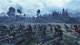 1000 Dread Knights vs 3500 Archers Total War Warhammer 2