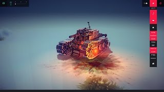 Besiege indestructible battle tank torture test