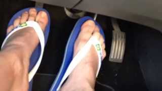 pedal pump in flip flop