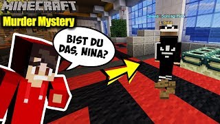 Minecraft: NINAS DOPPELGÄNGERIN BEI MURDER MYSTERY GEFUNDEN! Kaan, der schlechteste Detektiv jemals!