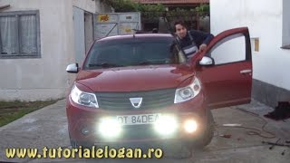 Tutorial montat cornering si follow me home pe Sandero
