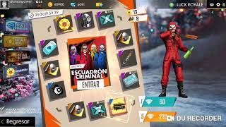 Free Fire Gasto Todos mis Diamante y obtengo los 4 criminales