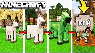 ŻYCIE KONIA W MINECRAFT || OD NARODZIN DO ŚMIERCI