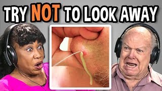 ELDERS REACT TO TRY NOT TO LOOK AWAY CHALLENGE