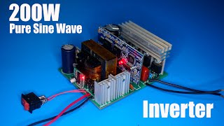 How To Make a Pocket Pure Sine Wave Inverter 200W | Electronic project | Part 2