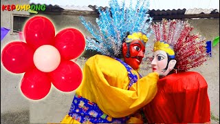 ONDEL ONDEL buat BUNGA BALON SPECIAL buat ONTY! - KEPOMPONG BALON - ONDEL ONDEL