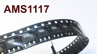 Линейный стабилизатор AMS1117 в корпусе SOT223