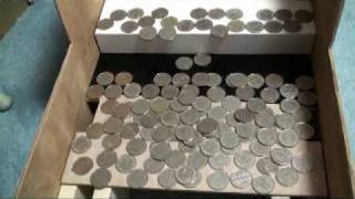 【自作】コイン落としゲーム　-How to make a desktop coin dozer game machine-