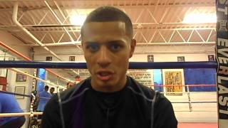 Orlandito Del Valle final interview before leaving camp for Foxwoods