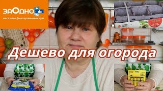 Дешево для огорода. Товары магазина фиксированных цен "Заодно".