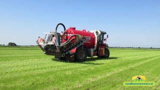 Loonbedrijf De Samenwerking BV aan het grasland bemesten