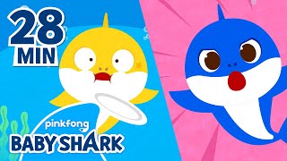 How to Stop Baby Shark's Hiccups? | +Compilation | Shark Family Songs 