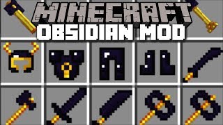 Minecraft OBSIDIAN MOD / FIGHT AND DEFEND WITH OBSIDIAN ARMOR THE APOCALYPSE!! Minecraft