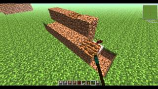 механизмы в minecraft #1 секретный проход в низ