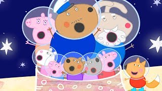 Peppa Pig Official Channel ? Flying to the Moon in a Space Rocket to Find Peppa's Golden Boots