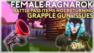 Female Ragnarok, Battle Pass Items Will NOT Return, Grapple Gun OP? (Fortnite Battle Royale)