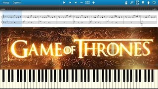Game of Thrones - Rains of Castamere | Piano tutorial + NOTES