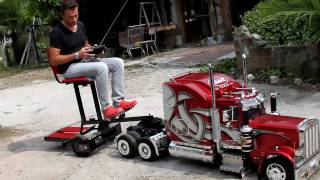 ModelTruck Peterbilt  359 RC con "Biga"