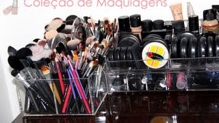 Coleção e Organização de Maquiagem.