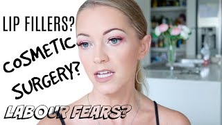 COSMETIC SURGERY? LIP FILLERS? LABOUR FEARS? VERY HONEST Q&A *AUSSIE MUM VLOGGER*