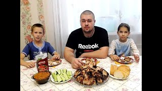 МЯСО КУРИЦЫ, СВИНИНЫ на МАНГАЛЕ! ВКУСНЫЙ ШАШЛЫК!