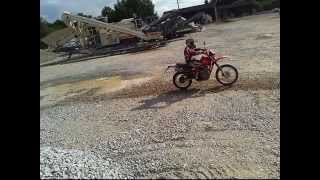 Honda XL 600, Yamaha XT 350 mud and jump